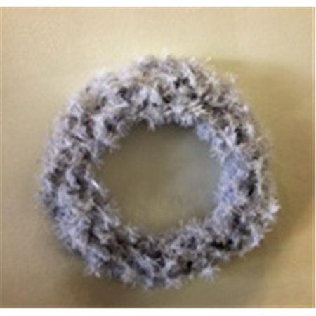 PERFECT HOLIDAY 36 in PVC Wreath White WT36W